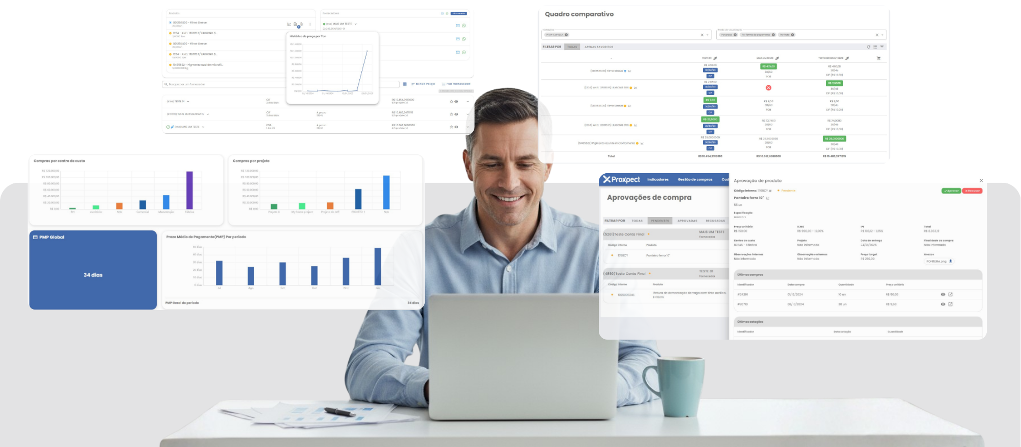 Plano de fundo para computador azul moderno de astronauta (1920 x 500 px) (800 x 500 px) (6)